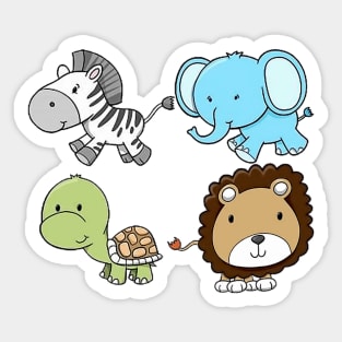 Zoo Animals 1 Sticker